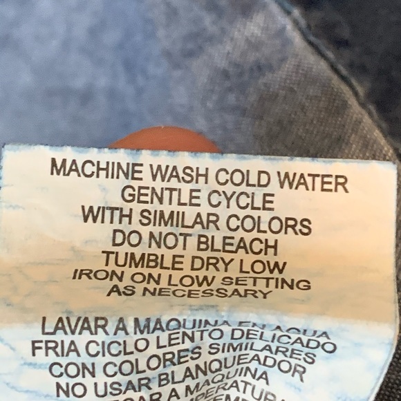 LUXOLOGY Chambray Collared Shirt Dress—SZ. 10 - Picture 11 of 11